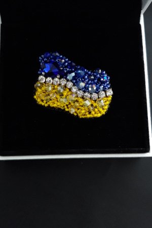 Работа Брошь "ФЛАГ"