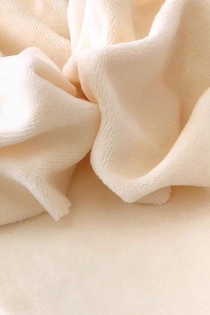 Работа Велюр для рукоделия хлопковый Ваниль