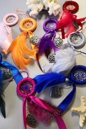 Работа Маленький ловец снов ко дню влюбленных выбор цвета