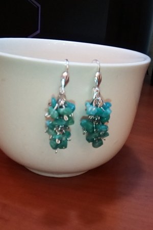 Работа Сережки бирюза