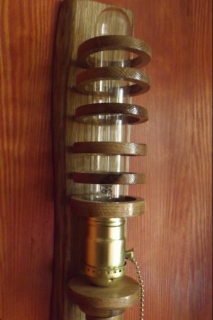 Работа Бра с ретро лампой