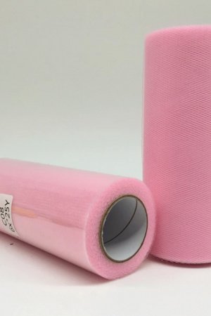 Работа Фатин нежно-розовый 15см