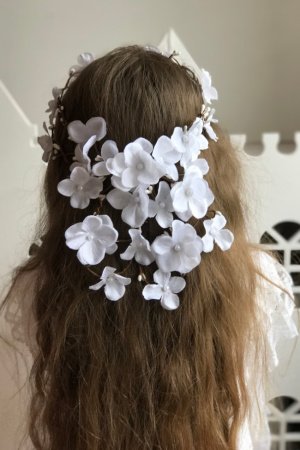 Робота Вінок білий на перше причастя.Вінок білий для нареченої.