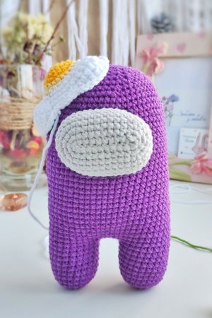 Работа Игрушка мягкая плюшевый космонавт Амонг ас 17 см(Амонгас)