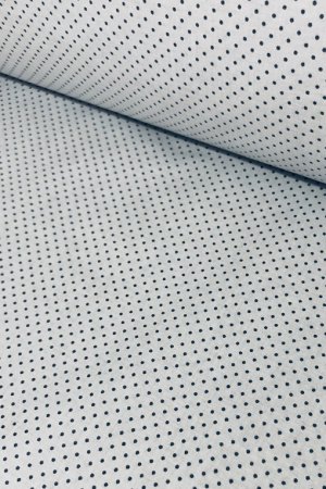 Работа Ткань хлопок для рукоделия графитовый горох на сером