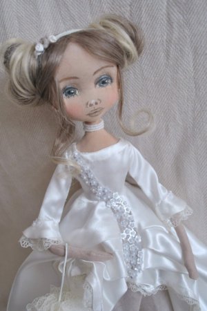 Работа кукла текстильная Анастасия