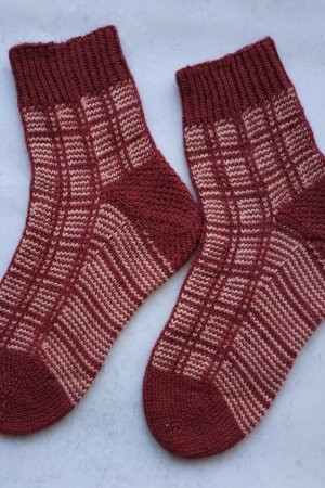 Работа Вязаные носки №56