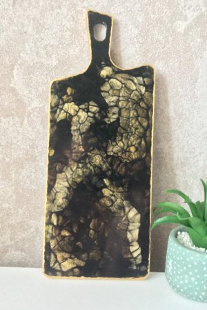 Робота Дошка з епоксидної смоли «Black marble»