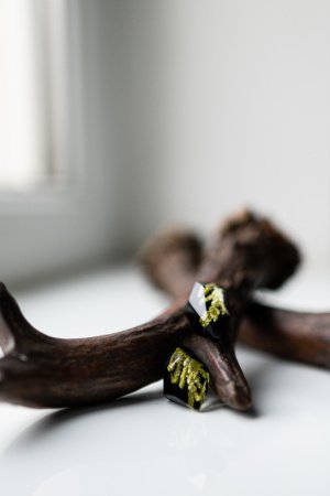 Работа серьги с туей