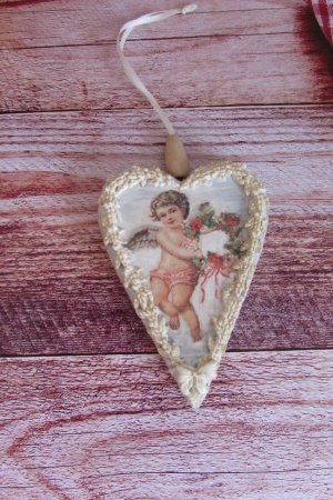 Робота Серце підвіска з сосни