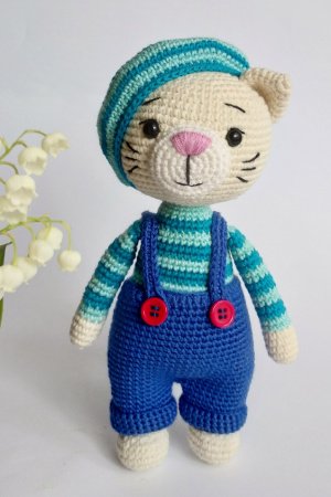 Работа Котик ручная работа