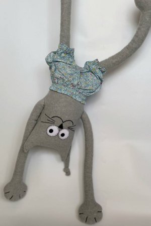 Работа Игрушка обнимашка Котик