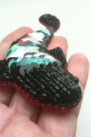 Работа Брошь Рыба моя