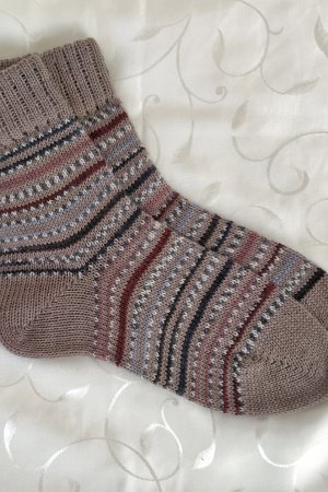 Работа Чоловичв носки с носочной пряжи