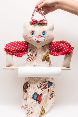 Робота Лялька полотенцедержатель Котик