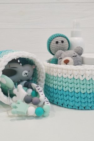 Робота Трикотажні кошики 2 шт