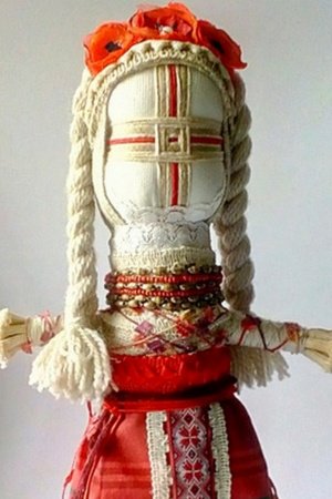 Работа Украинская кукла мотанка