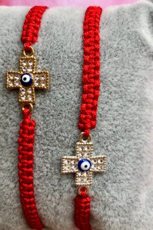 Работа браслет крестик