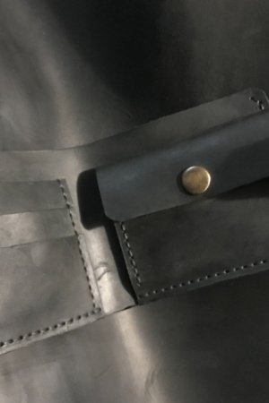 Работа Кожаный кошелёк ручной работы