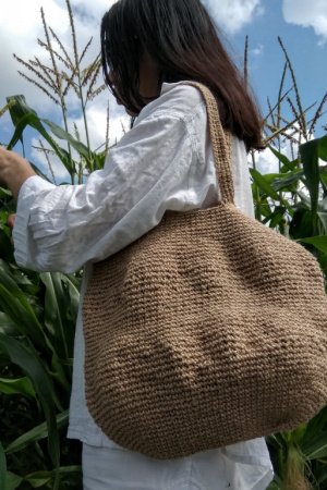 Работа Сумка шоппер. Вязаная сумка. Пляжная сумка. Эко сумка