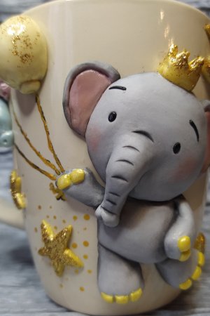 Робота Кружка з веселим слонинятком 