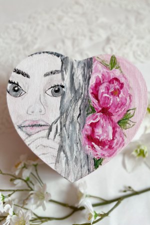 Работа Валентинка с записками 100 причин почему я тебя люблю