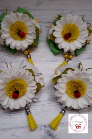 Работа Бантики с ромашками