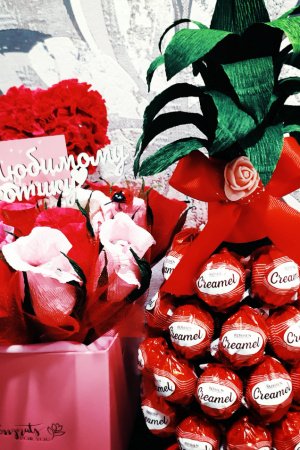 Робота Солодкі букети до дня святого Валентина, встигніть придбати 