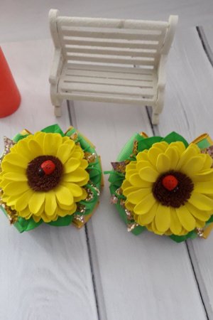 Работа Бантики ромашки