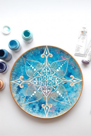 Робота декоративна тарілка Space