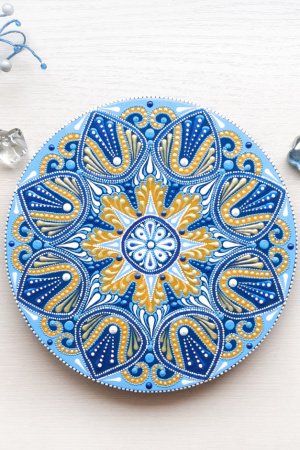 Работа декоративная тарелка  Azulejo