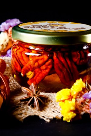 Работа Пекан в меде / Орехи в меде / пекан с медом / Мед