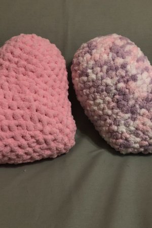 Работа Сердце, подушка из плюша