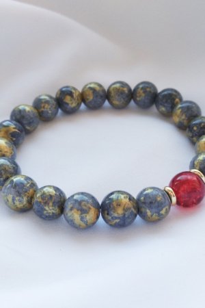 Работа Парные браслеты с натурального камня