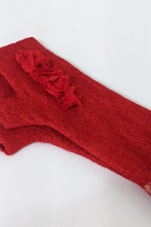 Работа Митенки валяные - ручная работа