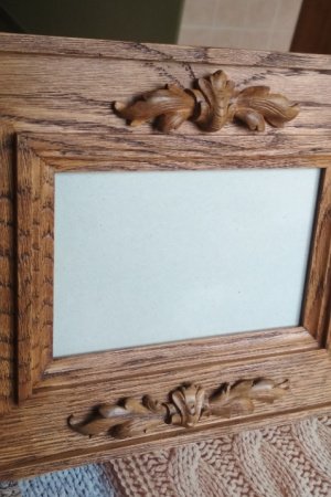 Робота Фоторамка ручної роботи з дерева (10×15см)