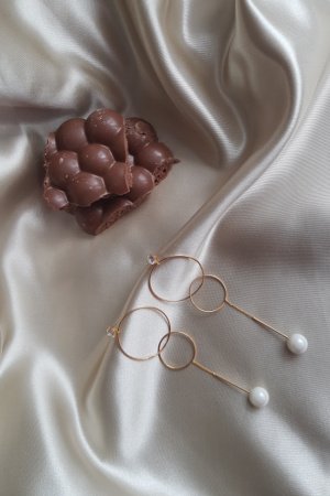 Работа стильные серьги