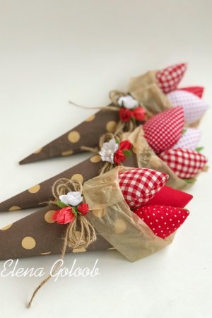 Робота Тюльпани текстильні (букет)