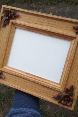 Работа Фоторамка из дерева ручной работы (13 × 18см)
