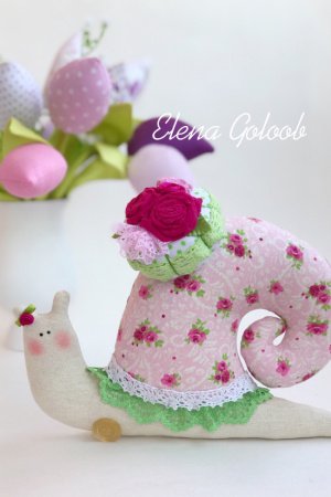 Робота Равлик Тільда  рожевий "Троянда"