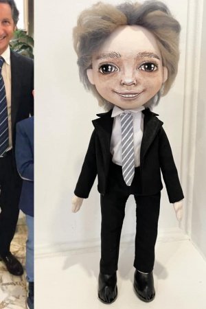 Работа Подарок врачу, кукла по фотографии