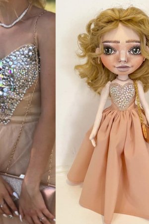 Работа Кукла выпускница, кукла портретная выпускница