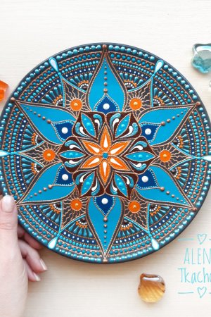 Работа декоративная тарелка ′Sun and Sea′