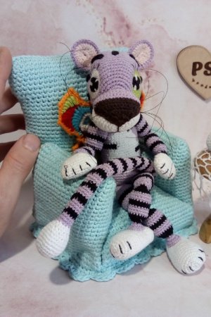 Робота Маленьке крісло ляльки іграшки, меблі ручної роботи