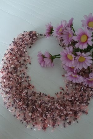 Робота Кольє Мармуровий персик