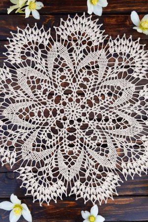 Робота Плетена серветка  КАЗКА