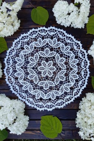 Робота Серветка ГОРТЕНЗІЯ