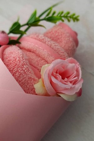 Робота Полотенце рушник букет роза подарок 