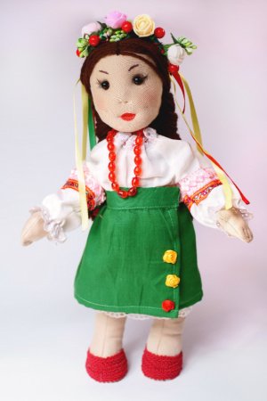 Работа Кукла украинка в национальном костюме
