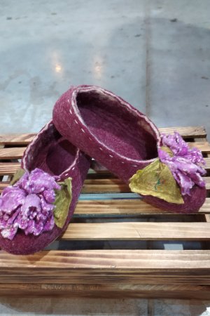 Робота Тапочки валяні з вовни жіночі